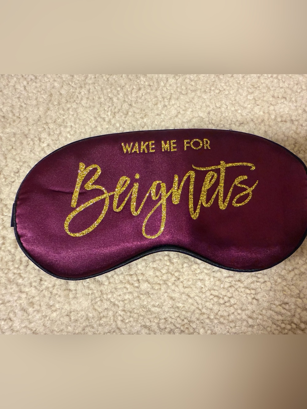 Wake Me For Beignets Sleep Masks